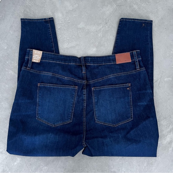 MADEWELL Curvy High-Rise Skinny Jeans Tarren Wash Plus Size 36 - NWT - Picture 5 of 14